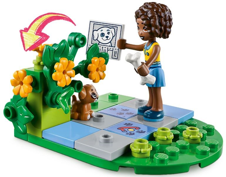 Конструктор LEGO Friends Велосипед для порятунку собак 125 деталей (41738) - зображення 4