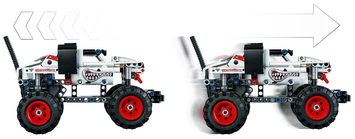 Zestaw klocków LEGO Technic Monster Jam Monster Mutt Dalmatian 244 elementy (42150) - obraz 4