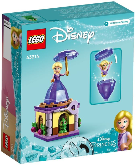 Zestaw klocków LEGO Disney Princess Wirująca Roszpunka 89 elementów (43214) - obraz 2