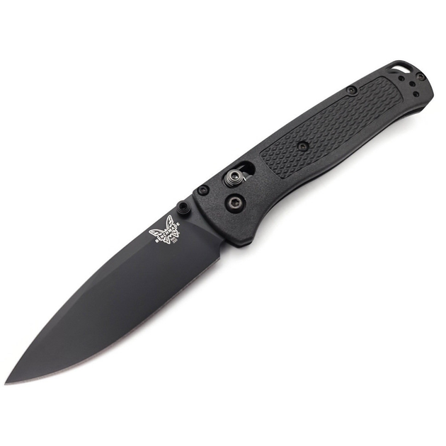 Нож складной Benchmade 535BK-2 Bugout, черная рукоять, черное лезвие - изображение 1