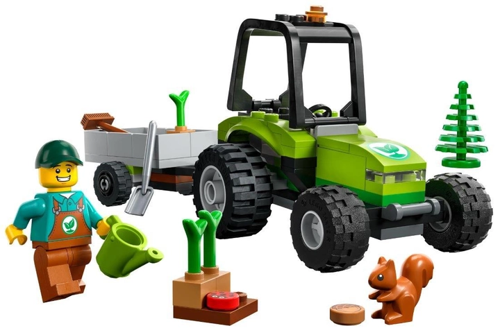Zestaw LEGO City Traktor w parku 86 części (60390) - obraz 2