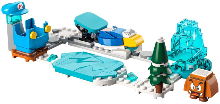 Zestaw klocków LEGO Super Mario Mario – lodowy strój i kraina lodu. Zestaw rozszerzający 105 elementów (71415) - obraz 2