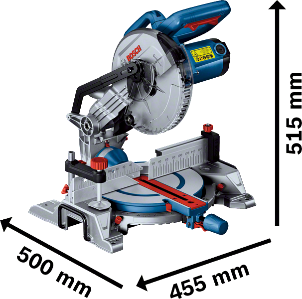 Торцовочная пила Bosch Professional GCM 216, 1300 Вт, диск 216х30мм, 4800 об.мин, Лазер +диск Optiline Wood (0601B33000) - изображение 15