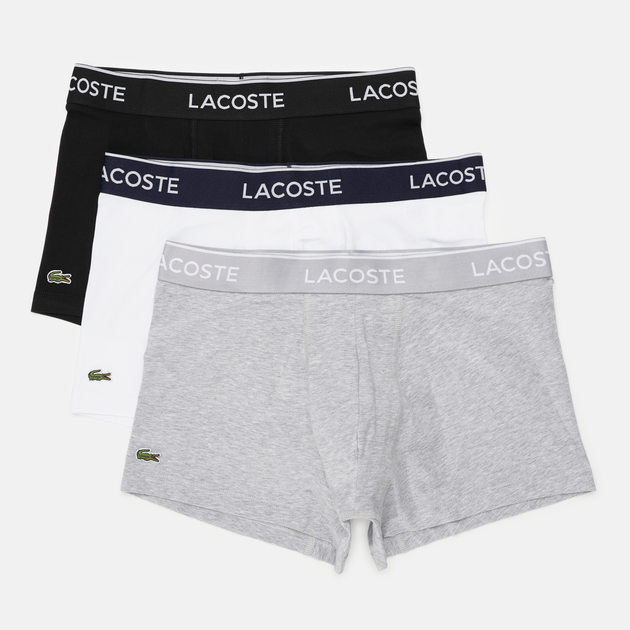 Набор трусов шорты мужской Lacoste 5H3389-NUA L 3 шт (8001034925002_3614032897292_2000003512522) - изображение 1