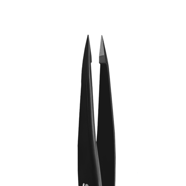 Пинцет для бровей STALEKS EXPERT 11 TYPE 5b (точечный), черный - изображение 3