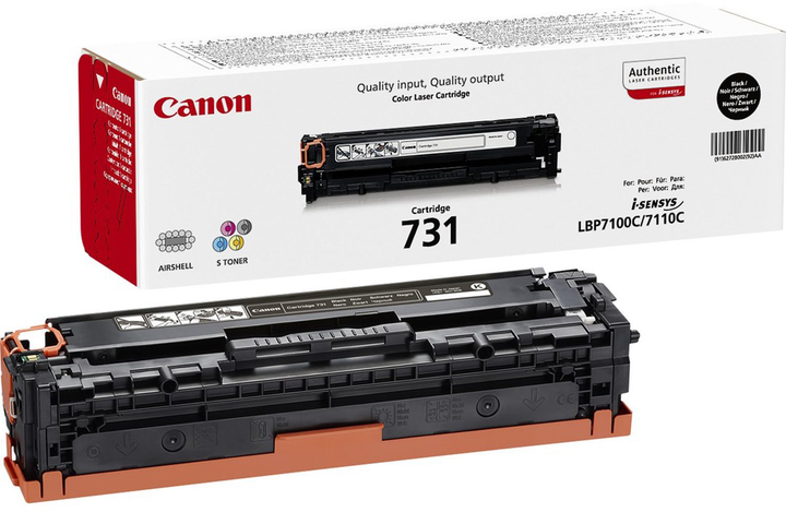 Toner Canon 731 Black (6272B002) - obraz 1