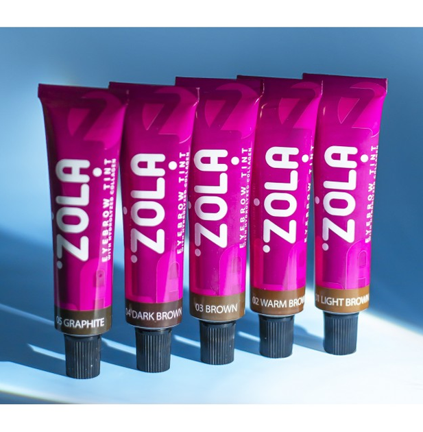 Краска для бровей Zola 04 Dark brown, 15 мл - Фото 2 Краска для бровей Zola 04 Dark brown, 15 мл - изображение 2