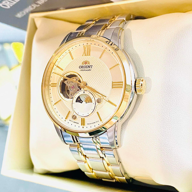 Мужские часы ORIENT RA-AS0007S10B Золото\Серебро - изображение 3