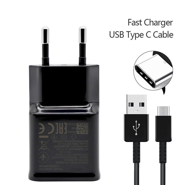 Зарядний пристрій для Samsung Fast Charging сумісний з Galaxy S8, S9 ...