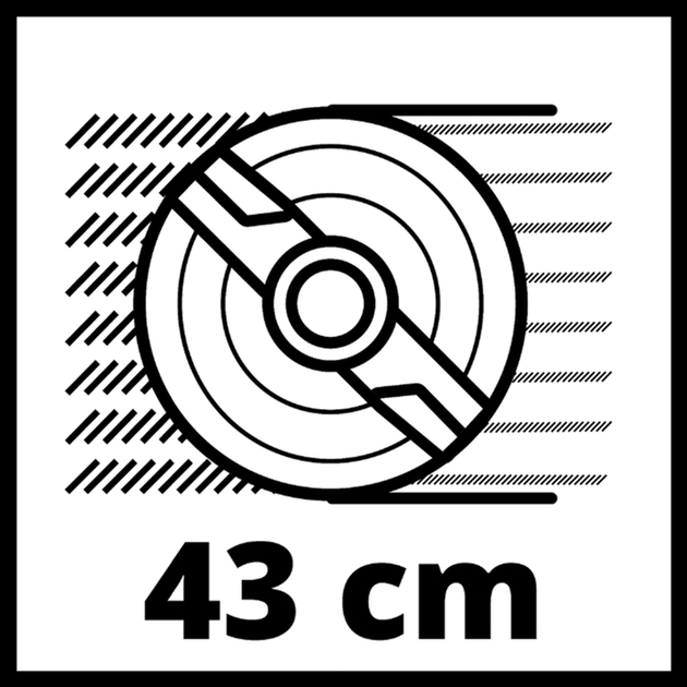 Газонокосилка Einhell GE-CM 36/43 Li M - Solo, PXC, аккум., 43см, 63л, 17кг, (без АКБ и ЗУ) (3413246) - изображение 16