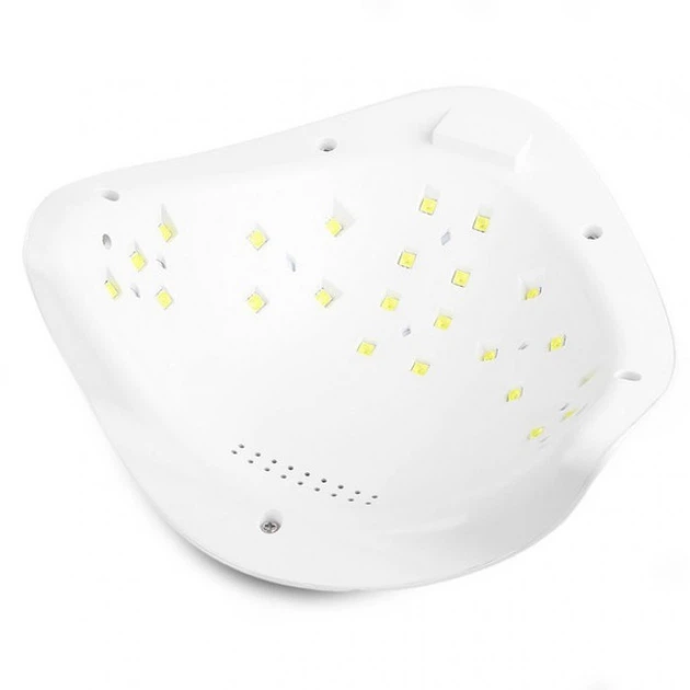 LED UV лампа для нарощування нігтів Sun5 USB 48 вт гель лак Біла - зображення 4