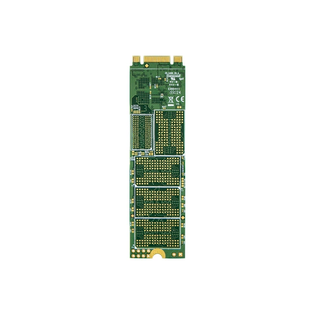 SSD накопичувач Transcend MTS832S M.2 2280, SATA B+M Key, TLC, 1TB (TS1TMTS832S) - зображення 3