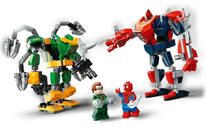 Конструктор LEGO Битва роботів: Людина-Павук проти Доктора Восьминога 305 деталей (76198) - изображение 6