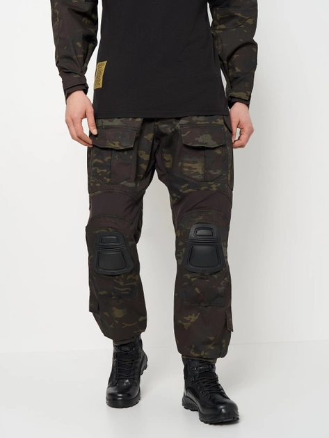 Тактические военные штаны Emerson Gen3 EM9351MCBK 34 Черный мультикамуфляж (4820071340886) - изображение 1