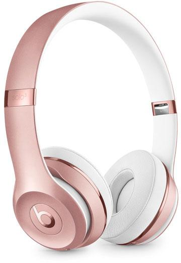 Bezprzewodowe słuchawki Beats Solo3 w kolorze różowego złota (MX442) - obraz 2