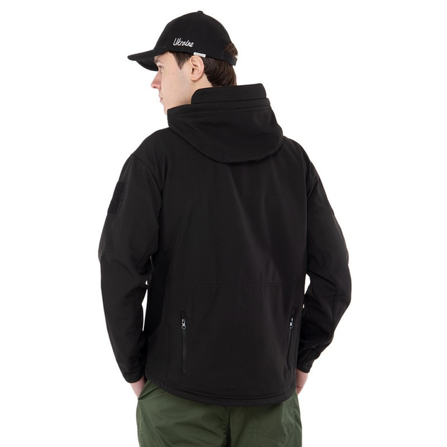 Куртка тактична флісова Zelart Tactical Scout 7491 розмір 3XL (54-56) Black - зображення 2