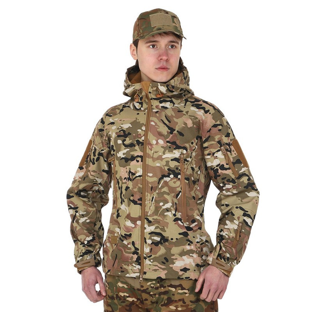 Куртка тактическая Zelart Tactical Scout 0369 размер L (48-50) Camouflage Multicam - изображение 1