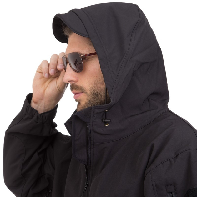 Куртка тактическая Zelart Tactical Scout 0369 размер L (48-50) Black - изображение 2