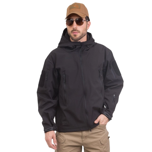 Куртка тактична Zelart Tactical Scout 0369 розмір XL (50-52) Black - зображення 1
