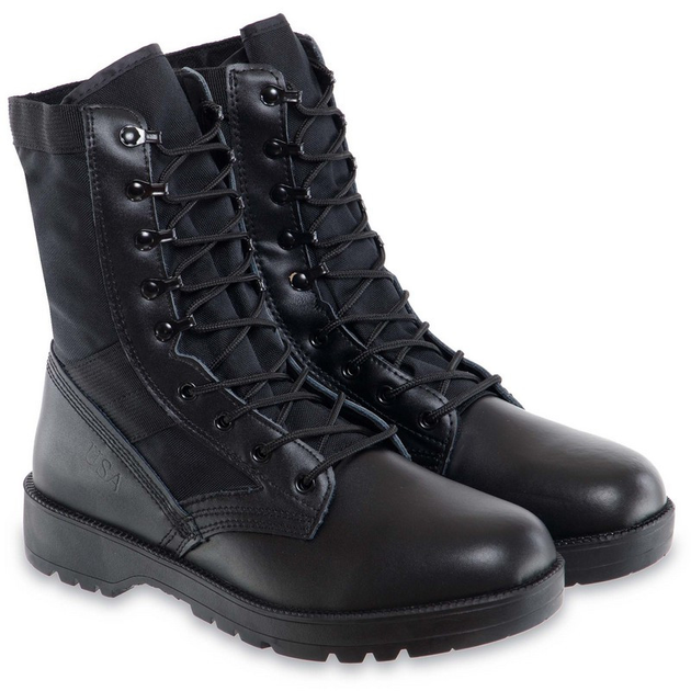 Чоловічі тактичні черевики берці Zelart Military Rangers BO312 45 Black - зображення 2