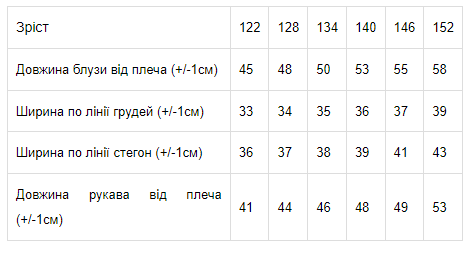 Блуза з мереживними рукавами Носи своє 122 Синій (p-4049-67314) - изображение 5