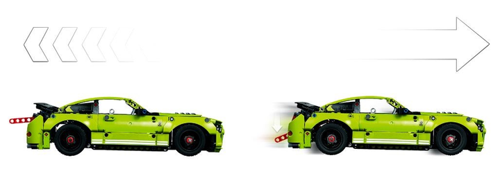 Zestaw klocków LEGO Technic Ford Mustang Shelby GT500 544 elementy (42138) - obraz 5
