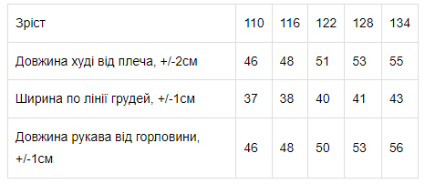 Худі для дівчинки Носи своє 110 Жовтий (p-8295-80643) - изображение 5
