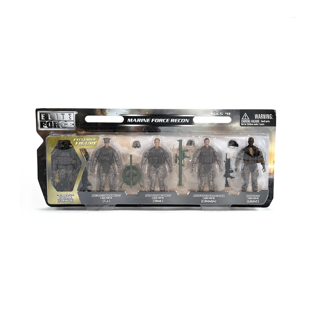 Ігровий набір фігурок солдатів ELITE FORCE — РОЗВІДКА (5 фігурок, аксес.) - Фото 1 Ігровий набір фігурок солдатів ELITE FORCE — РОЗВІДКА (5 фігурок, аксес.) - изображение 1