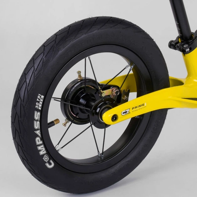 Велобег (беговел) Corso 12" Prime C7, желтый 50457 - изображение 5