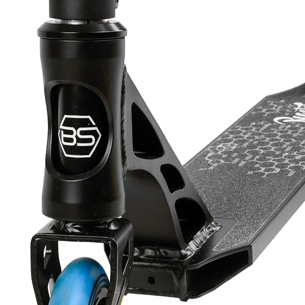 Трюковой самокат HIC-система Best Scooter Reactor Черный с голубым - изображение 6