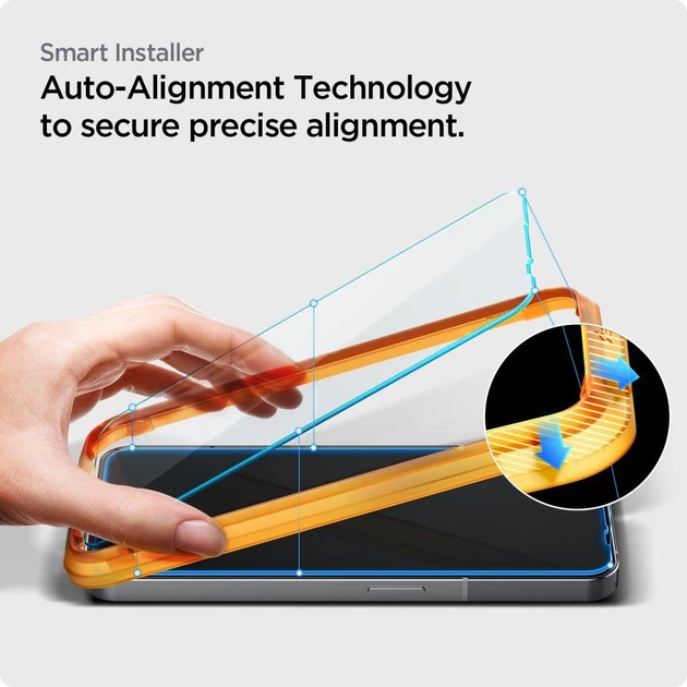 Защитное стекло Spigen Screen Protector EZ FIT Tempered Glass ALM (2pack) для Nothing Phone 1 Clear (AGL05447) - Фото 6 Защитное стекло Spigen Screen Protector EZ FIT Tempered Glass ALM (2pack) для Nothing Phone 1 Clear (AGL05447) - изображение 6