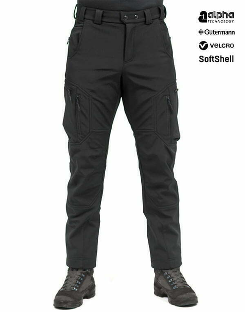 Штани Marsava Stealth SoftShell Pants Black Size 30 - изображение 1