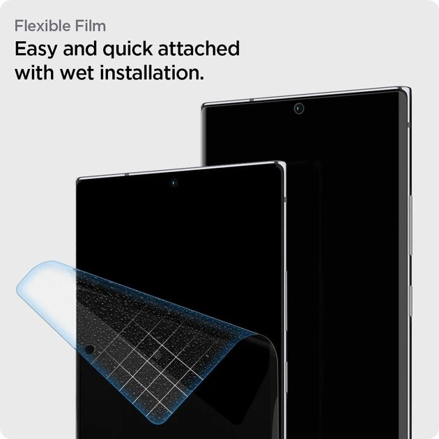 Захисна плівка Spigen для Galaxy Note 20 Ultra Neo Flex (2 pack) (AFL01445) - Фото 6 Захисна плівка Spigen для Galaxy Note 20 Ultra Neo Flex (2 pack) (AFL01445) - зображення 6