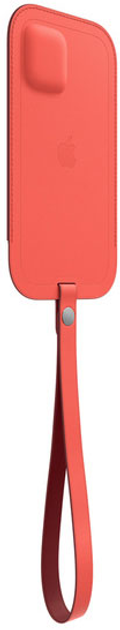 Etui z klapką Apple MagSafe Leather Sleeve do Apple iPhone 12/12 Pro Pink Citrus (MHYA3) - obraz 2