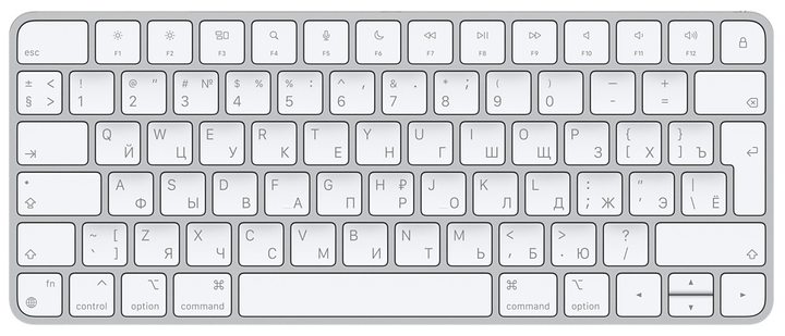 Klawiatura bezprzewodowa Apple Magic Keyboard Bluetooth Ukraińska (MK2A3UA/A) - obraz 1