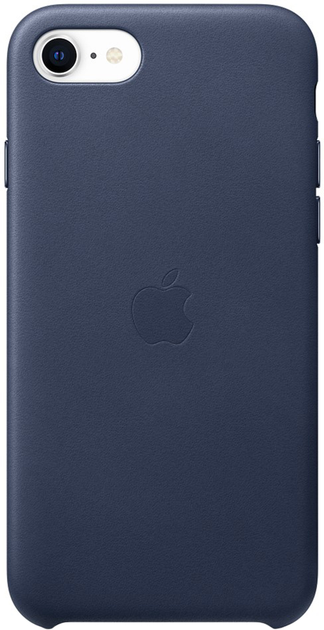 Панель Apple Leather Case для Apple iPhone SE Midnight Blue (MXYN2) - зображення 1