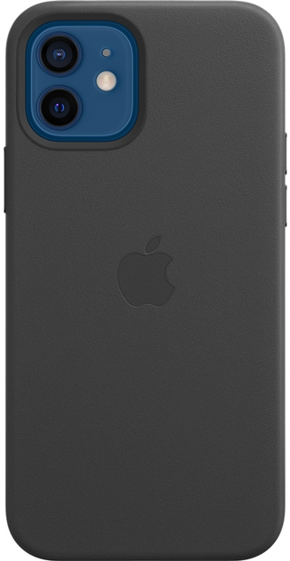 Etui Apple MagSafe Leather Case do Apple iPhone 12/12 Pro Black (MHKG3) - obraz 1