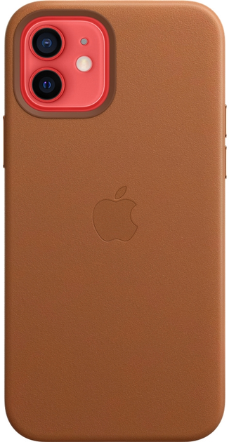 Etui Apple MagSafe Leather Case do Apple iPhone 12/12 Pro Saddle Brown (MHKF3) - obraz 3