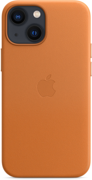 Панель Apple MagSafe Leather Case для Apple iPhone 13 mini Golden Brown (MM0D3) - зображення 2