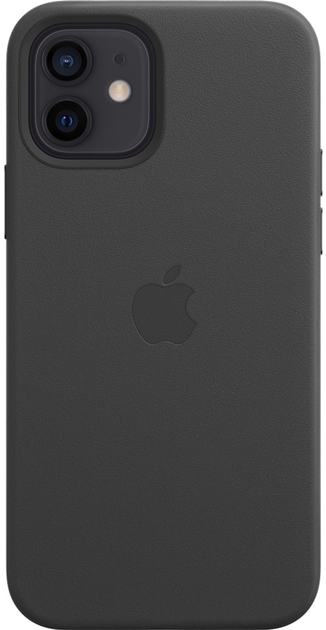 Etui Apple MagSafe Leather Case do Apple iPhone 12/12 Pro Black (MHKG3) - obraz 5