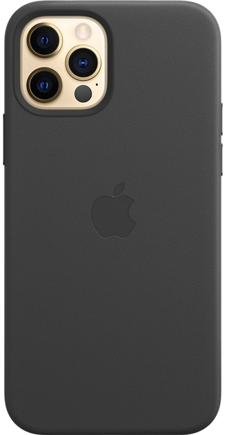 Etui Apple MagSafe Leather Case do Apple iPhone 12/12 Pro Black (MHKG3) - obraz 7