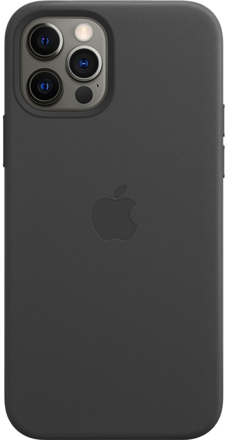 Etui Apple MagSafe Leather Case do Apple iPhone 12/12 Pro Black (MHKG3) - obraz 8