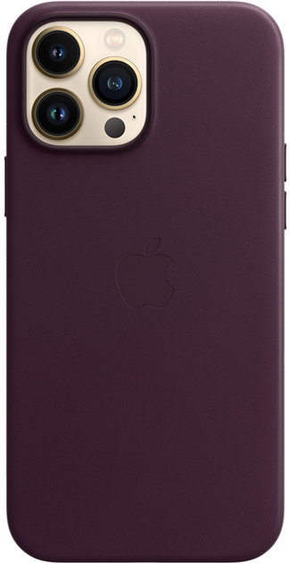 Etui Apple MagSafe Leather Case do Apple iPhone 13 Pro Max Dark Cherry (MM1M3) - obraz 3