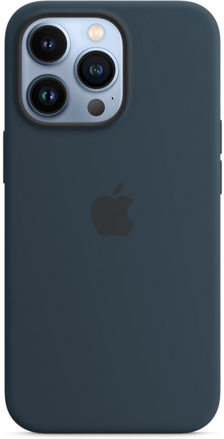 Etui Apple MagSafe Silicone Case do Apple iPhone 13 Pro Abyss Blue (MM2J3) - obraz 4