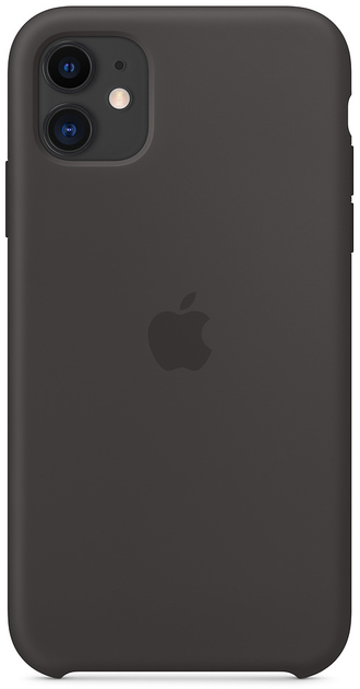 Etui Apple Silicone Case do Apple iPhone 11 Black (MWVU2) - obraz 2