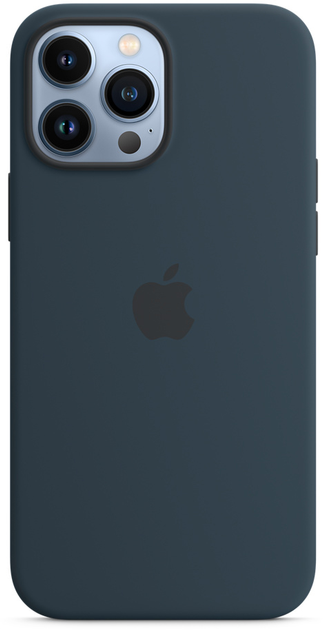 Etui Apple MagSafe Silicone Case do Apple iPhone 13 Pro Max Abyss Blue (MM2T3) - obraz 4