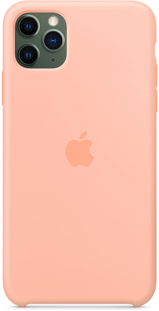Etui Apple Silicone Case do Apple iPhone 11 Pro Max Grapefruit (MY1H2) - obraz 3