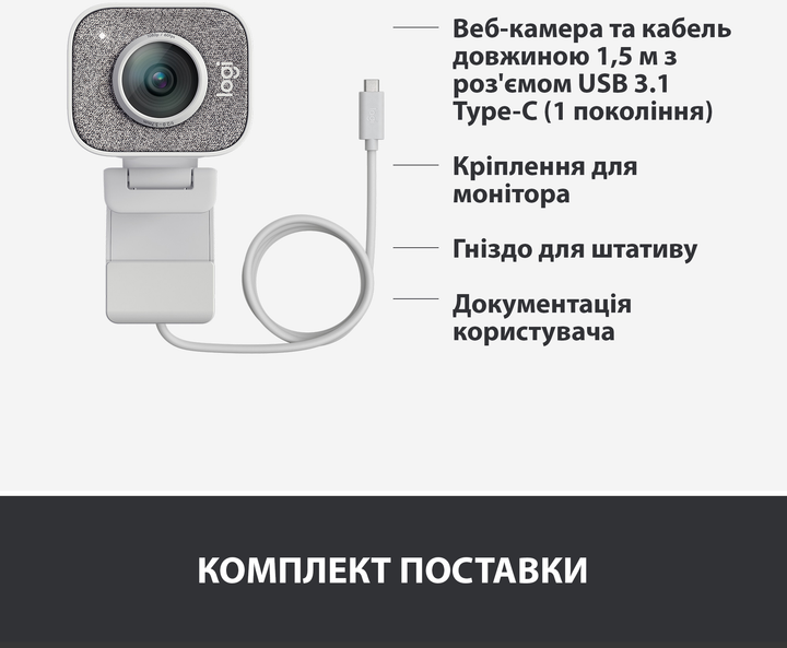 Веб-камера Logitech StreamCam White (960-001297) - изображение 10