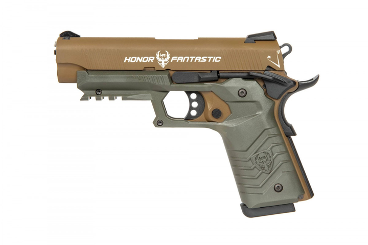 Страйкбольний пістолет HFC HG-172 Tan/Olive Drab - зображення 1