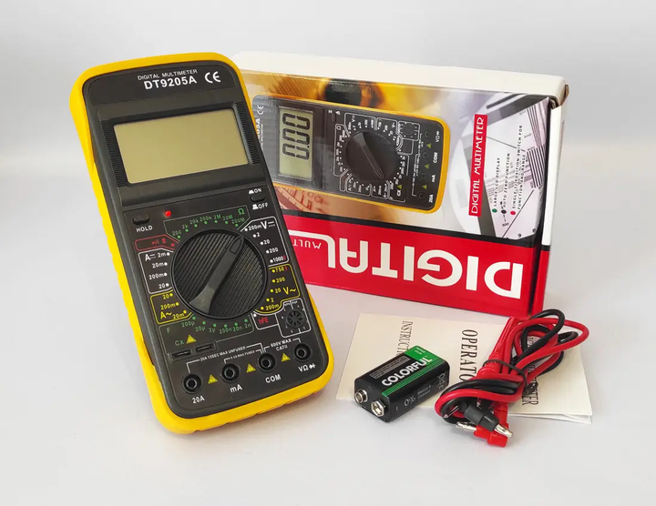 Цифровой мультиметр DT-9205А Амперметр Тестер – фото, отзывы ...